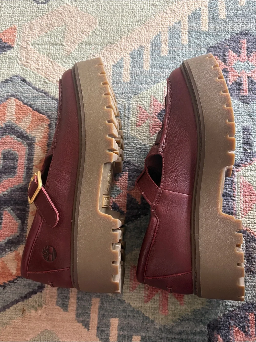 Timberland Women's Stone Street Platform Buckle Loafer Shoe
